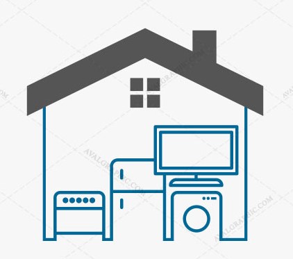کلیه لوازم تزئینی و اساسی خانگی
